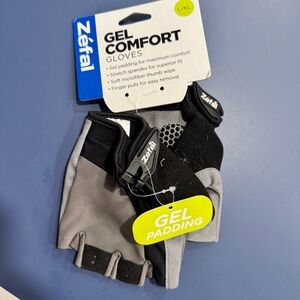 Zefal unisex Gel Comfort Gloves Black and Gray L-XL